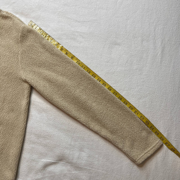Vineyard Vines Beige 1/4 Zip Up Pull Over Fleece Jacket- S - Picture 9 of 11